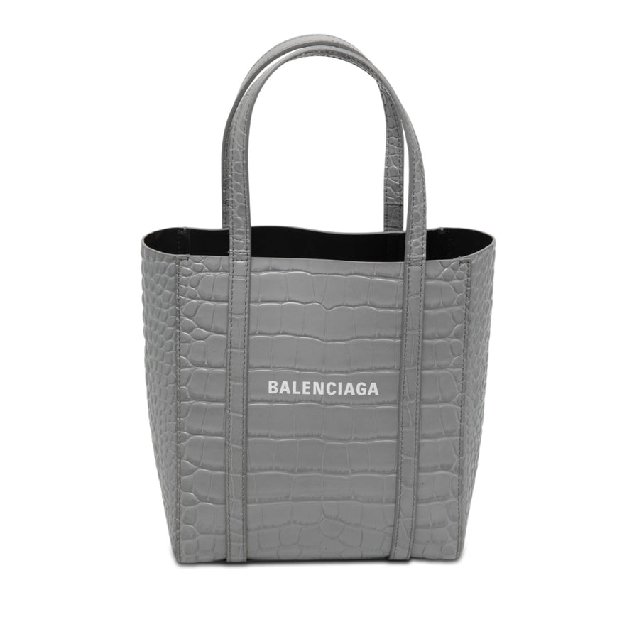 Balenciaga Croc Embossed Leather