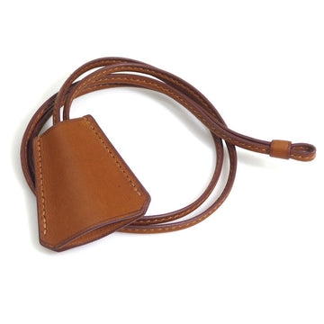 Hermes Clochette Necklace Brown