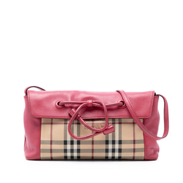 Burberry Haymarket Check Coated Canvas