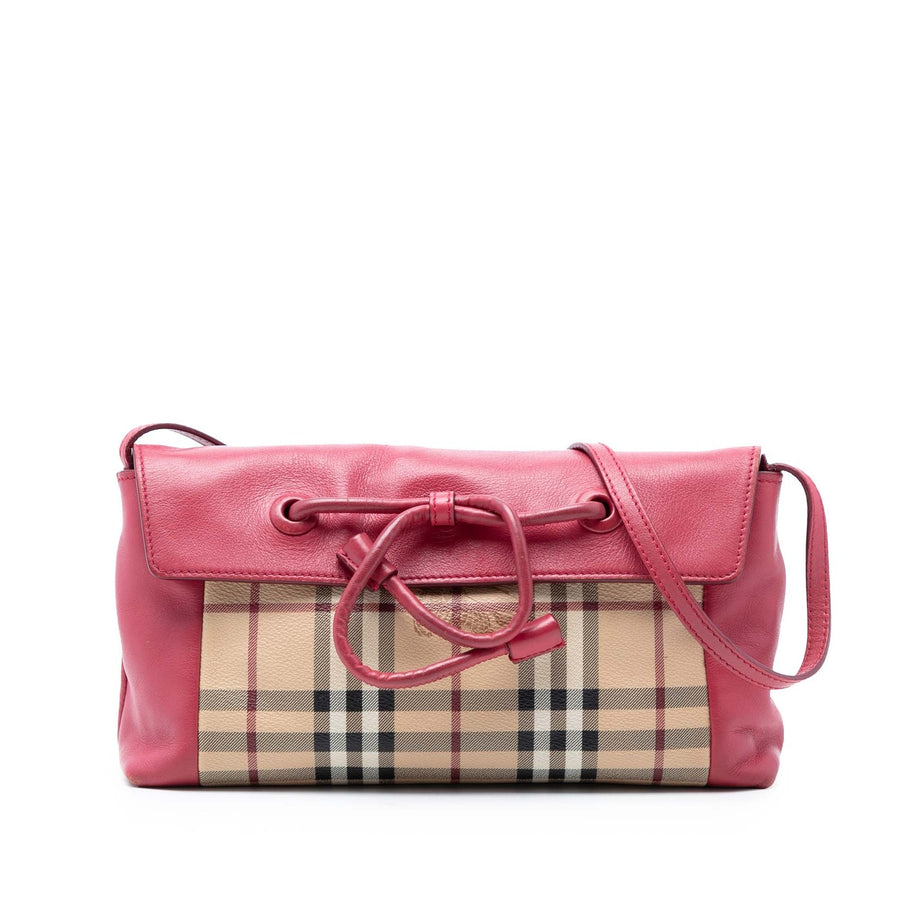 Burberry Haymarket Check Coated Canvas