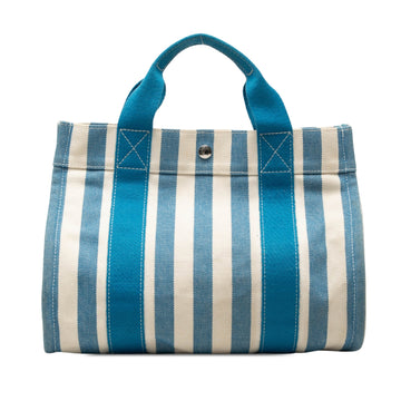 Hermès Toile Cannes Pm Pre-Loved Tote