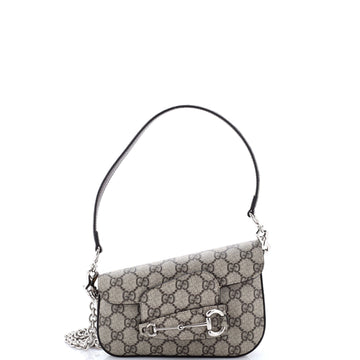 Gucci Horsebit Asymmetric Shoulder Bag