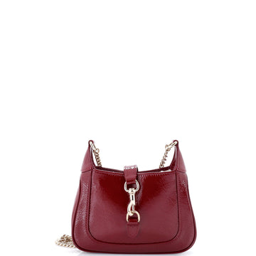 Gucci Jackie Notte Chain Hobo Patent