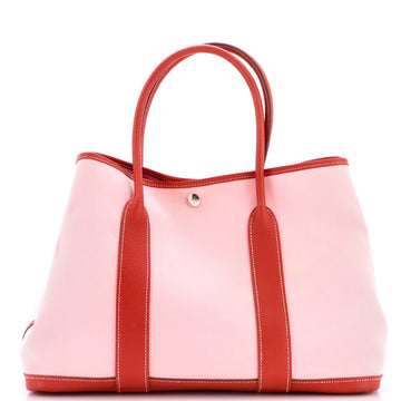 Hermes Garden Party Tote Toile And