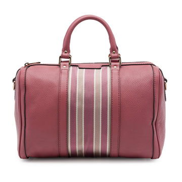 Gucci Medium Calfskin Web Joy Boston Bag