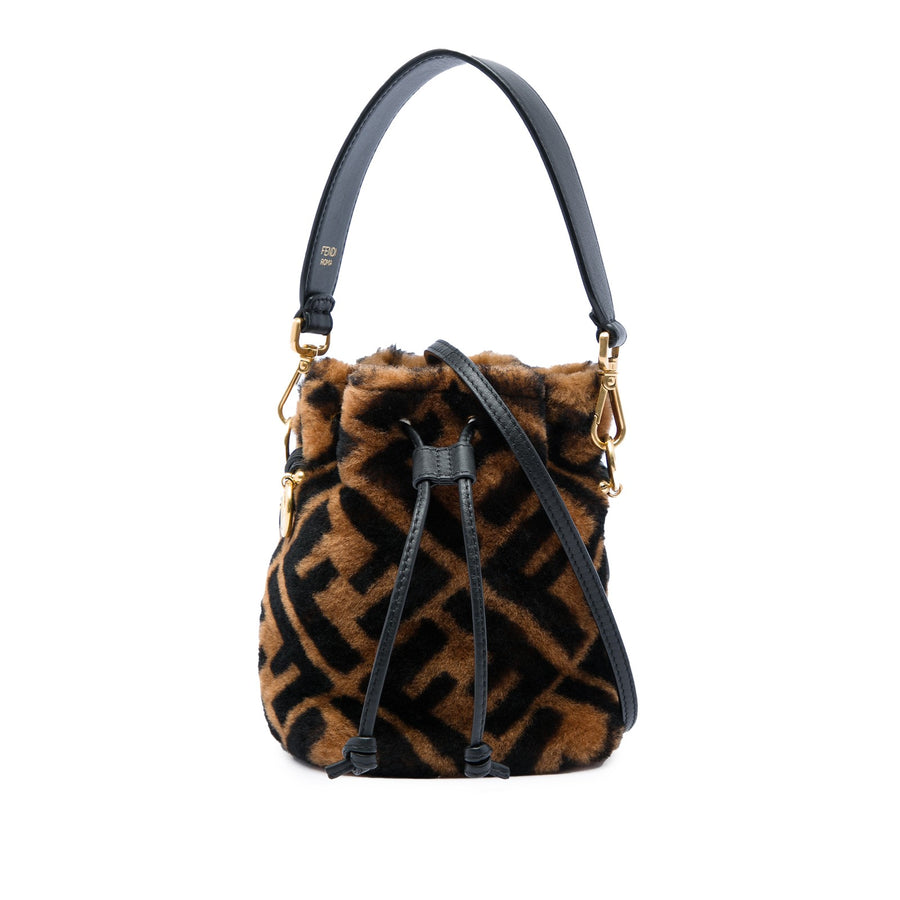 Fendi Mini Zucca Shearling Mon Tresor