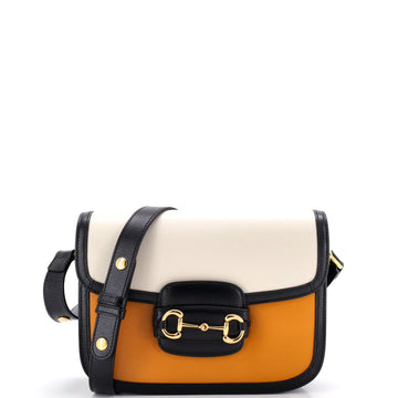 Gucci Horsebit Shoulder Bag Leather