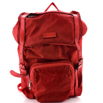 Buckle Backpack Guccissima Nylon