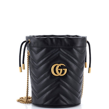Gucci Gg Marmont Bucket Bag Matelasse
