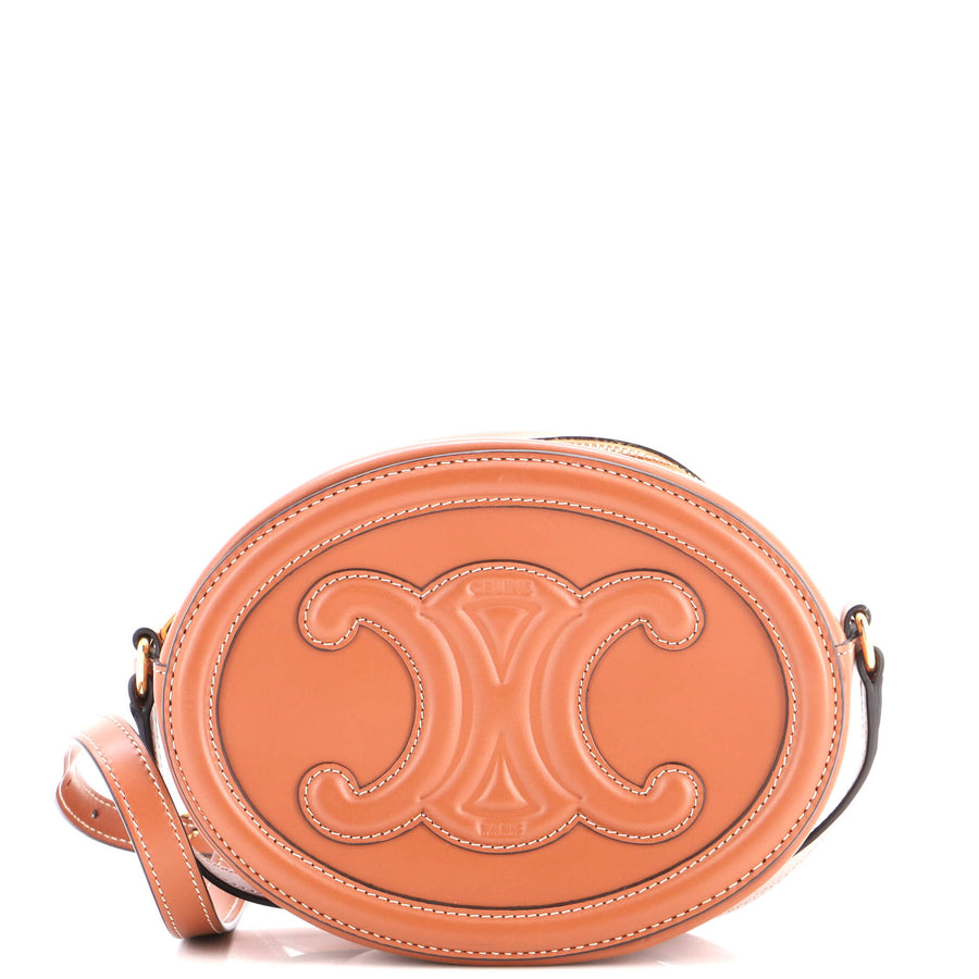 Celine Triomphe Oval Crossbody Bag