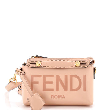 Fendi Logo By The Way Satchel Embossed