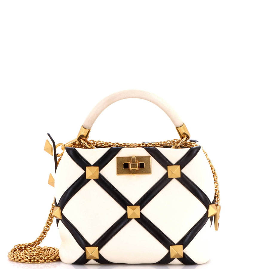 Valentino Garavani Roman Stud Top Handle