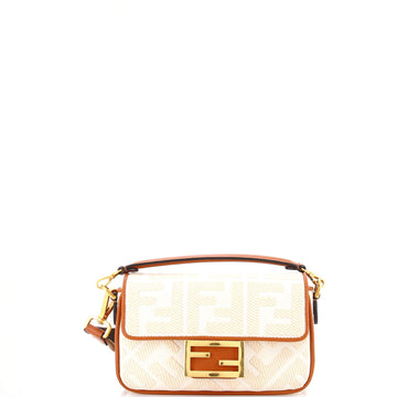 Fendi Baguette Nm Bag Zucca Embroidered