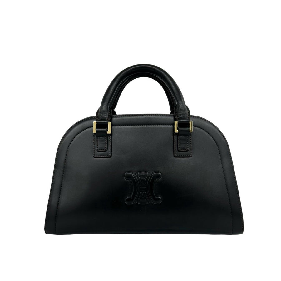 Celine Cuir Triomphe Cabas Drawstring