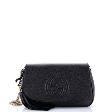 Gucci Soho Chain Crossbody Bag Leather
