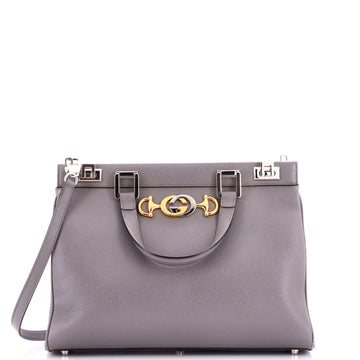 Gucci Zumi Top Handle Bag Leather Medium