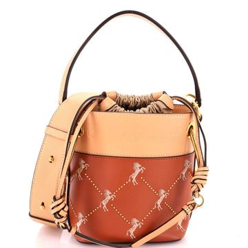 Chloe Roy Bucket Bag Embroidered Leather