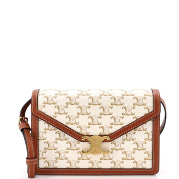 Celine Enveloppe Wallet On Strap