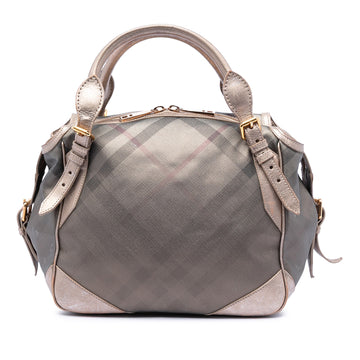 Burberry Smoke Check Coated Canvas