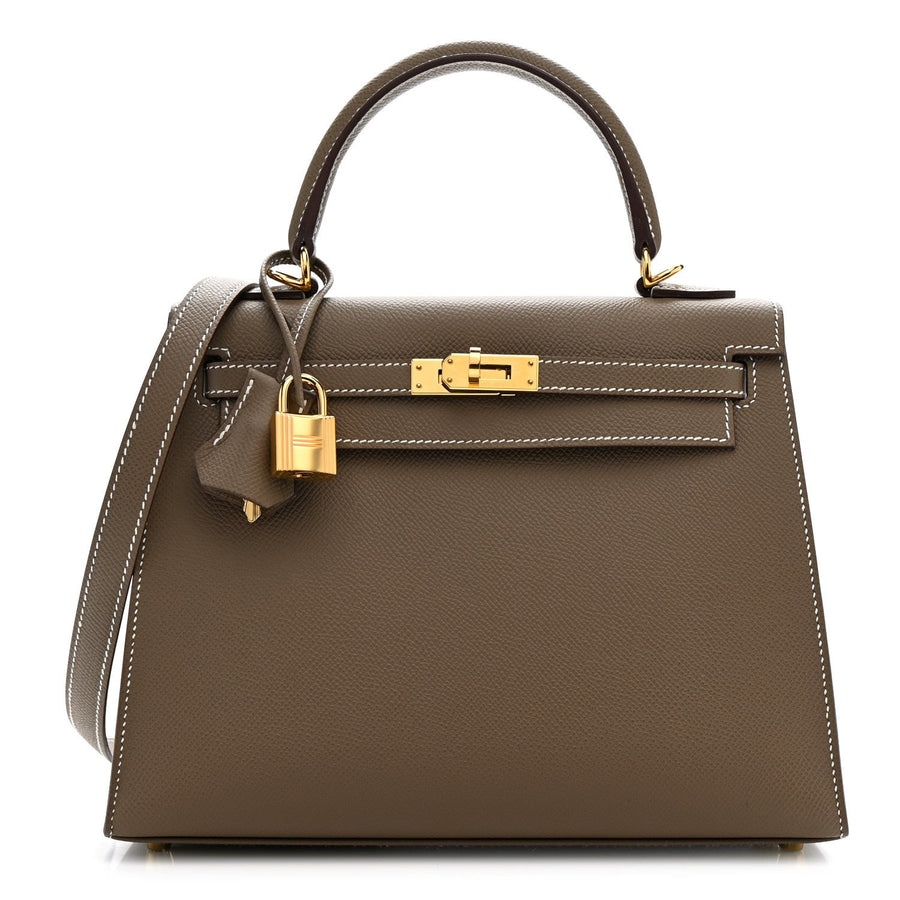 Hermes Epsom Kelly Sellier 25 Etoupe