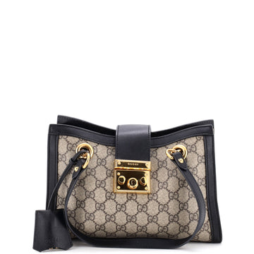 Gucci Padlock Chain Tote Gg Coated