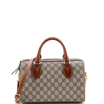 Gucci Convertible Boston Bag Gg Coated