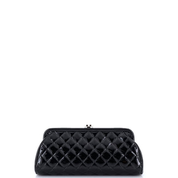 Chanel Timeless Clutch Quilted Patent
