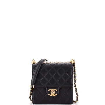 Chanel Chic Pearls Flap Bag Quilted
