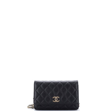 Chanel Textured Cc Wallet On Chain