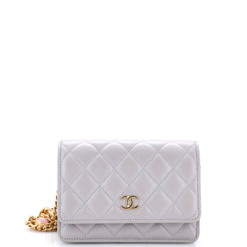 Chanel Pearl Samba Resin Wallet On Chain