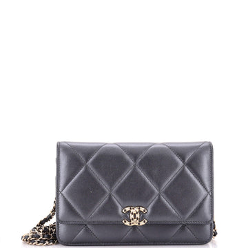 Chanel Resin Pearl Cc Wallet On Chain