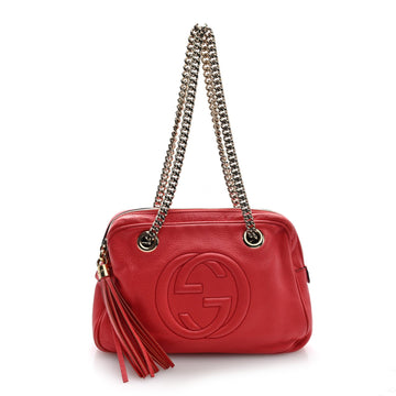 Gucci Pebbled Calfskin Small Soho Bowler
