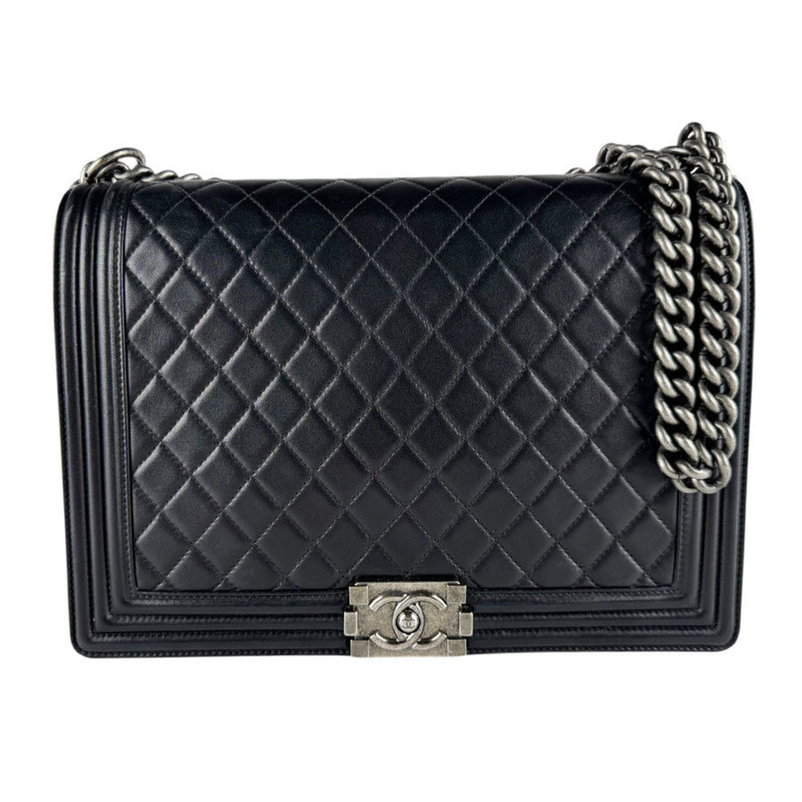 Chanel Boy Flap Bag Quilted Calfskin