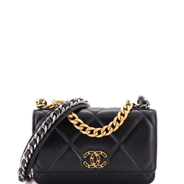 Chanel 19 Wallet On Chain Quilted