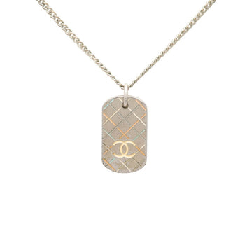 Chanel Cc Logo Chain Pendant Necklace