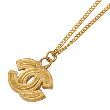 Chanel Cc Logo Chain Pendant Necklace