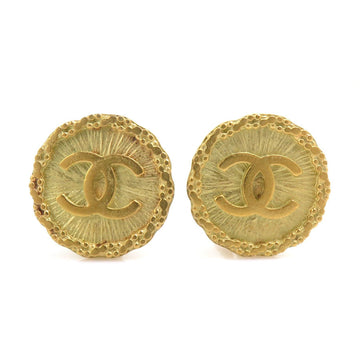 Chanel Clip-On Earrings Gold-