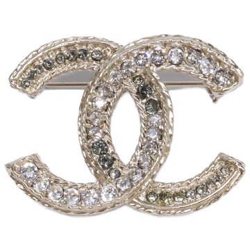 Chanel Cc Logo Brooch Metal