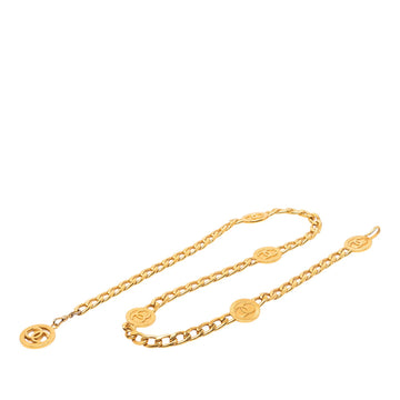 Chanel Cc Gold Plated Chain Link Station