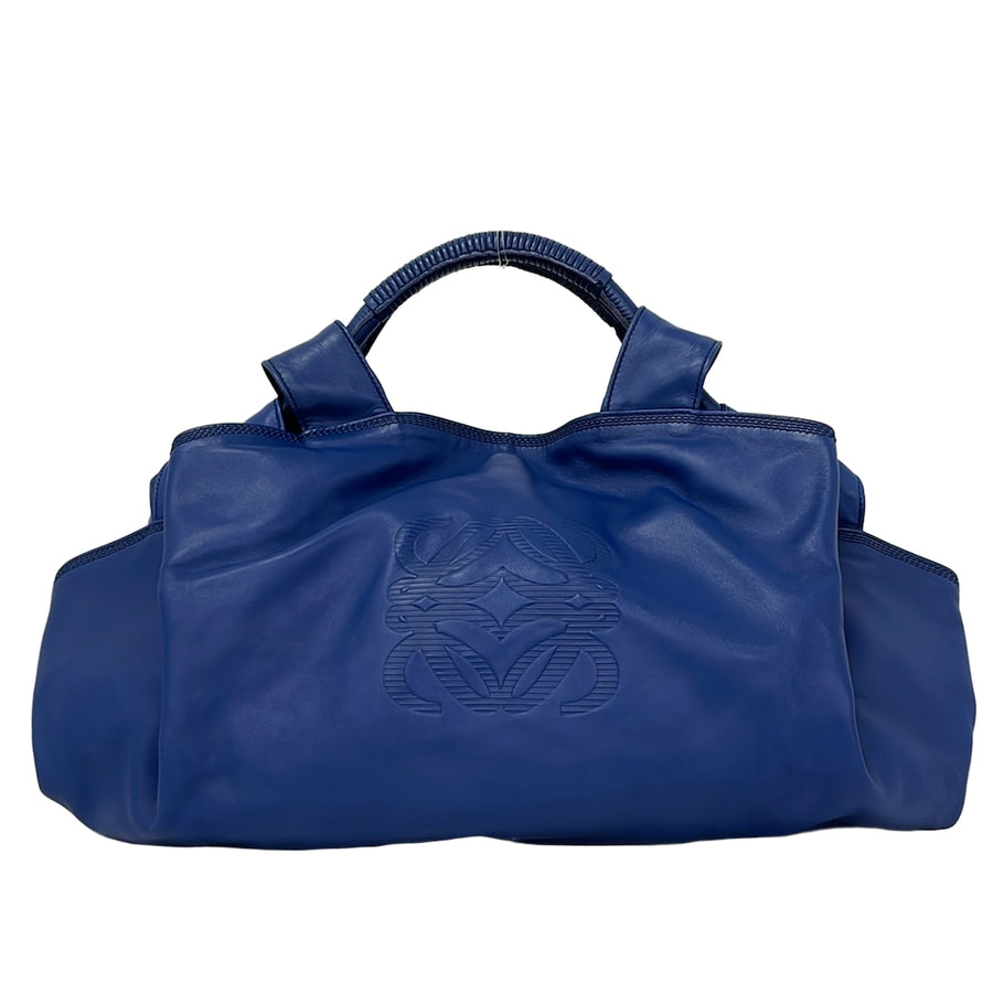 Loewe Nappa Aire Handbag Navy Leather