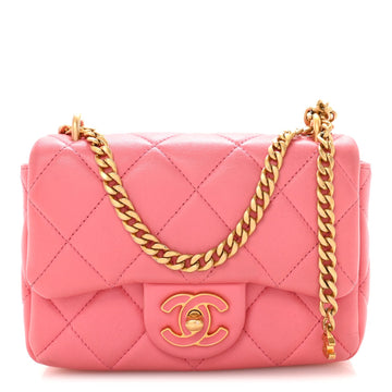 Chanel Lambskin Enamel Quilted Pending