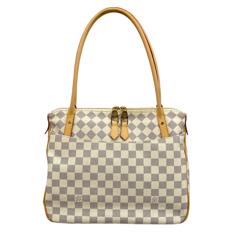 Louis Vuitton Figheri Pm Azur Damier