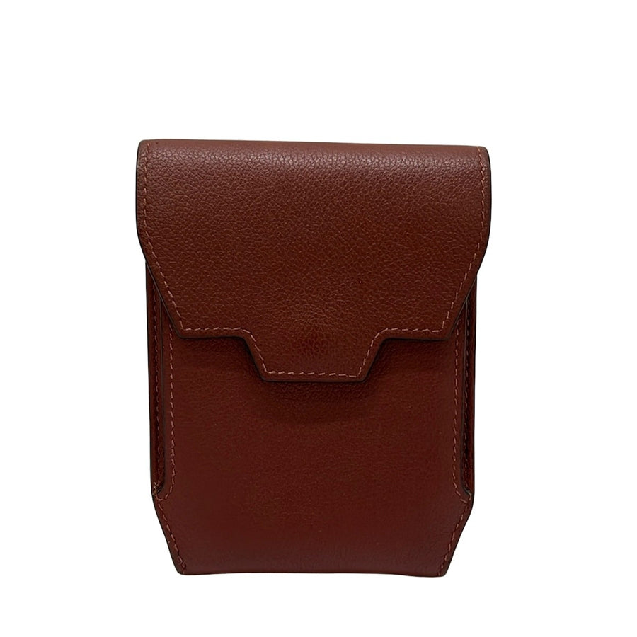 Hermes Bordeaux Chevre C Bum Bag