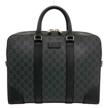 Gucci Gg Supreme Dark Gray Black Pvc