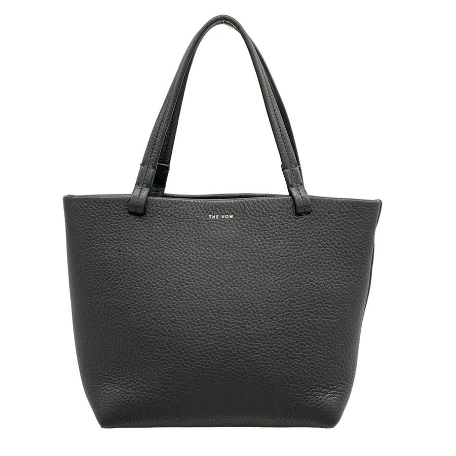 The Row Park Tote Small Black Grain