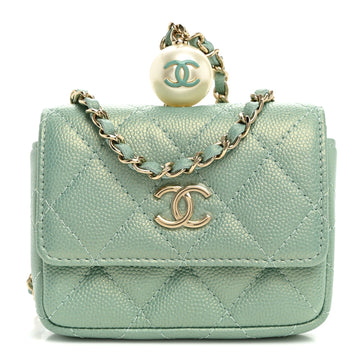 Chanel Iridescent Caviar Quilted Pearl