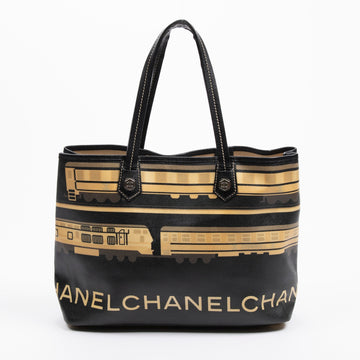 Chanel Le Train Tote Printed Coated
