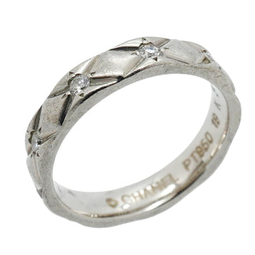 Chanel Band Ring Platinum With Diamond