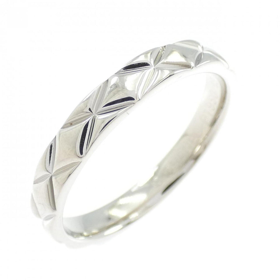 Chanel Matelassé Ring Platinum