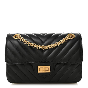Chanel Aged Calfskin Chevron Quilted
